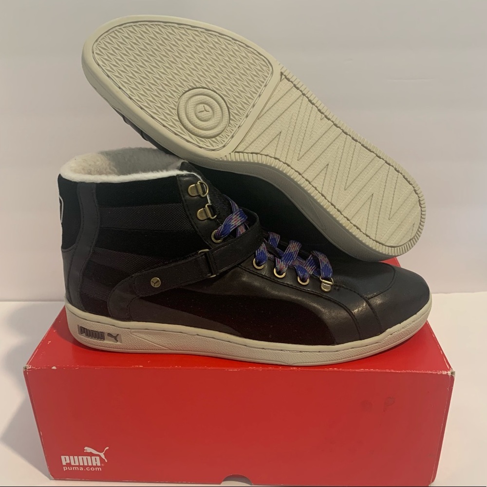Puma The Key Alpine Hi tops Leather Sneakers Shoes Winter boots Fur Lining